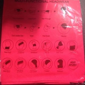 Dark pink Multifunctional HeadBand